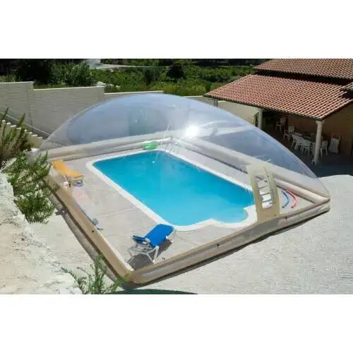 Customized Transparent Inflatable Dome Swimming Pool Cover Tent
