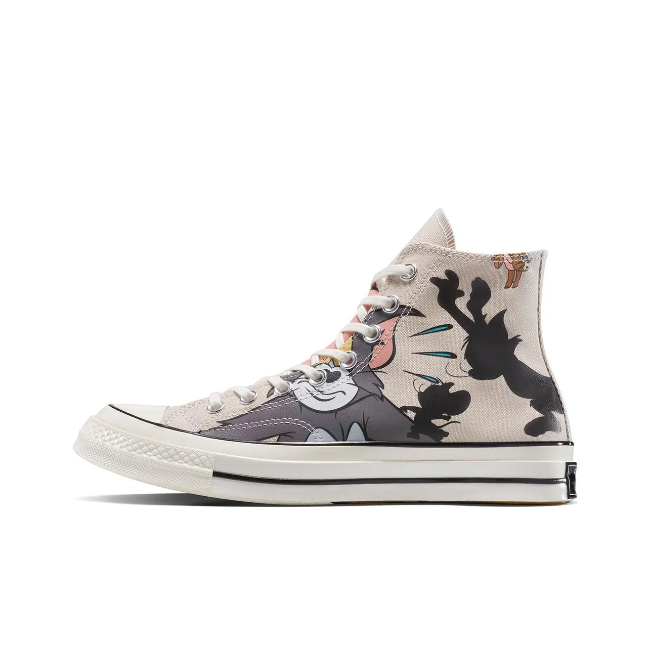 POIZON Chuck Taylor All Star Tom & Jerry x Chuck Taylor All Star Converse High 'Egret'