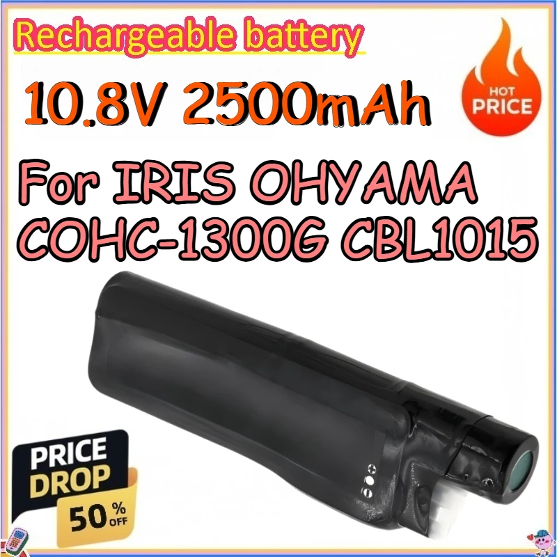 

10.8V 2500mAh Rechargeable Battery for IRIS OHYAMA COHC-1300G CBL1015 Replace The Lithium-ion Vacuum Cleaner Battery
