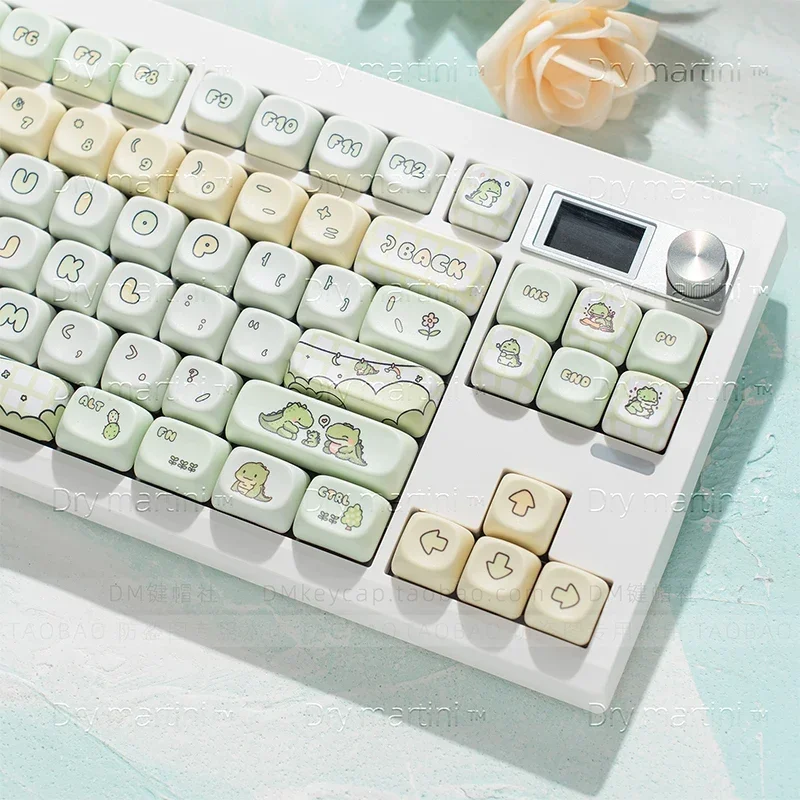 Imagem -02 - Kit Teclado Mecânico sem Fio Bluetooth Personalizado 87 Layout Botão Volume Ajustável Gmk87