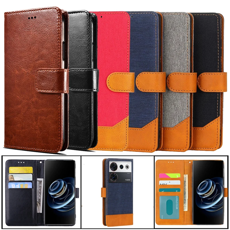 Business Phone Case For ZTE Nubia Z60 Ultra NX712J Case Leather Cover For Funda para ZTE Nubia Z60 Ultra Photographer Coque 6.8