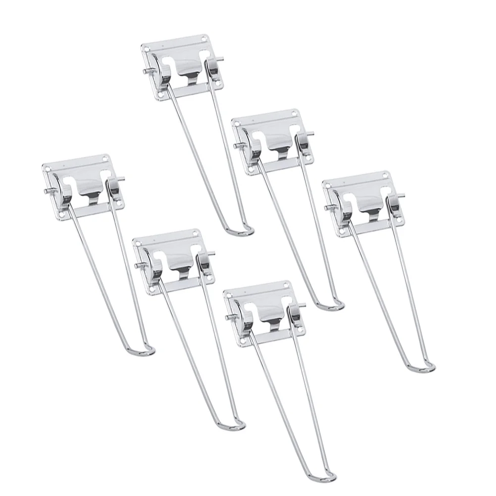 

6Pcs Folding Table Legs Heavy Duty Metal Foldable Design Easy Install for Coffee Laptop Night Tables Replaceable Desk