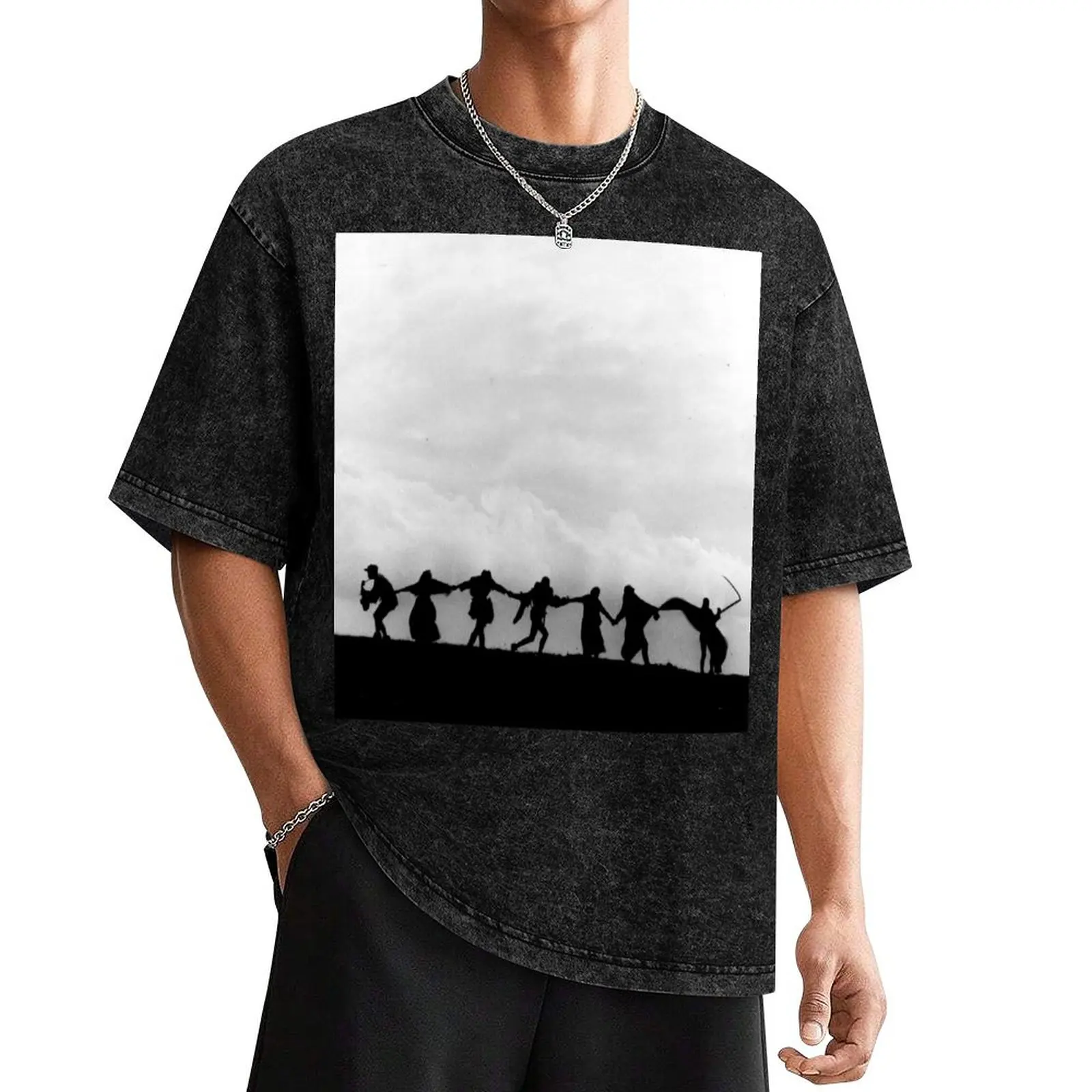 The Seventh Seal T-Shirt sublime anime t shirts heavyweights anime tshirt mens plain t shirts