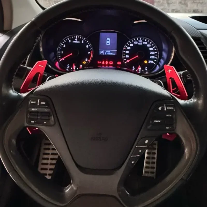 For Kia Ceed Pro GT SW K3 Cerato Forte S Koup SX 2014 Car Steering Wheel Shifter DSG Stickers Accessories