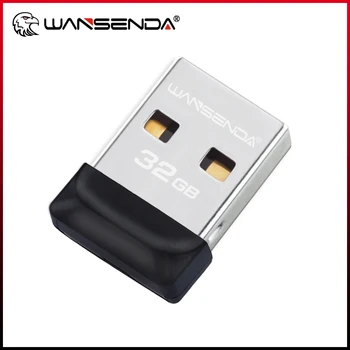 100% מלא קיבולת Wansenda USB דיסק און קי סופר זעיר עט כונן 64gb 32gb 16gb 8gb 4gb pendrive עמיד למים USB זיכרון מקל