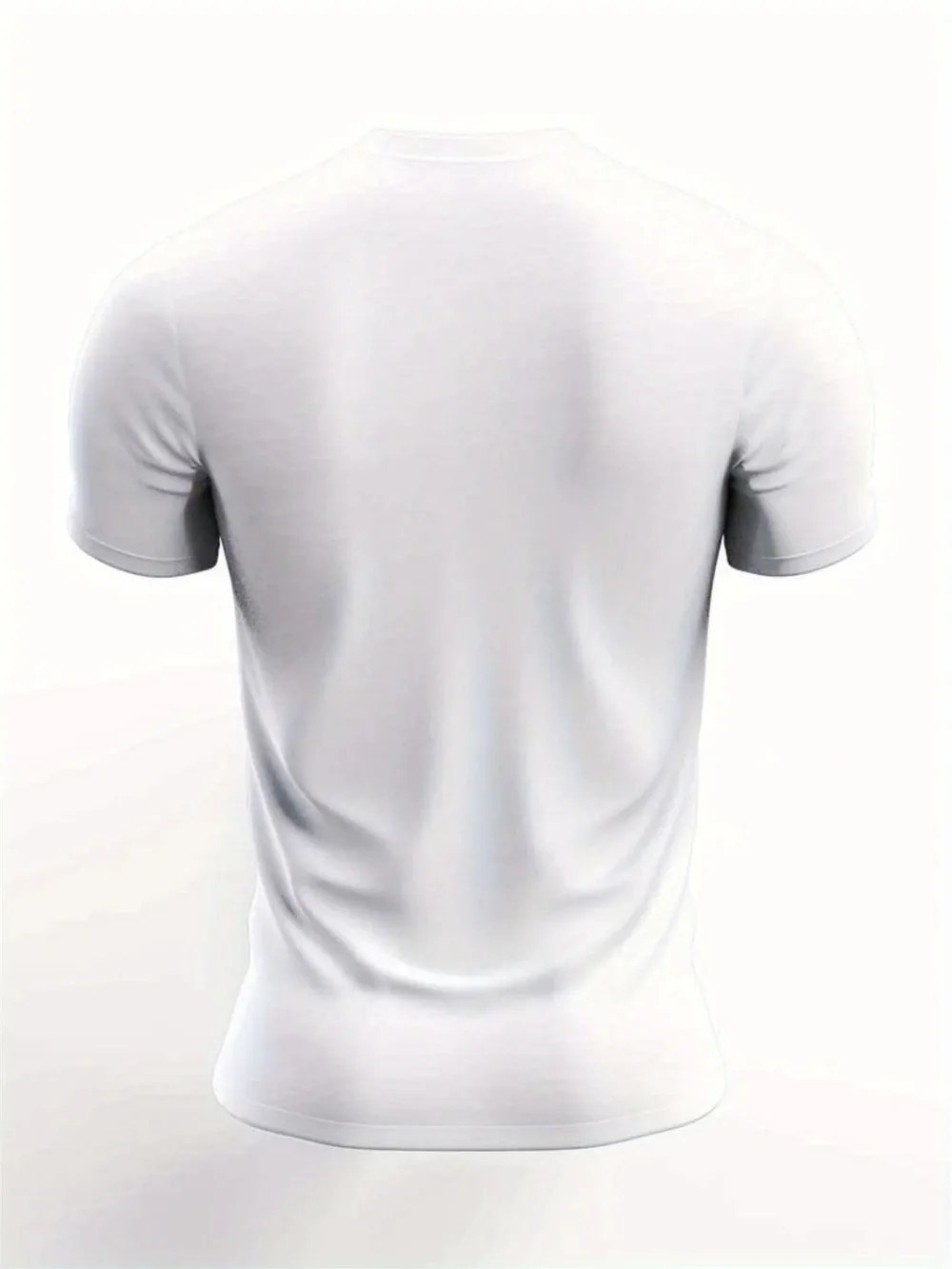American style new summer men's 1973 printed micro elastic breathable round neck T-shirt outdoor casual top image 6