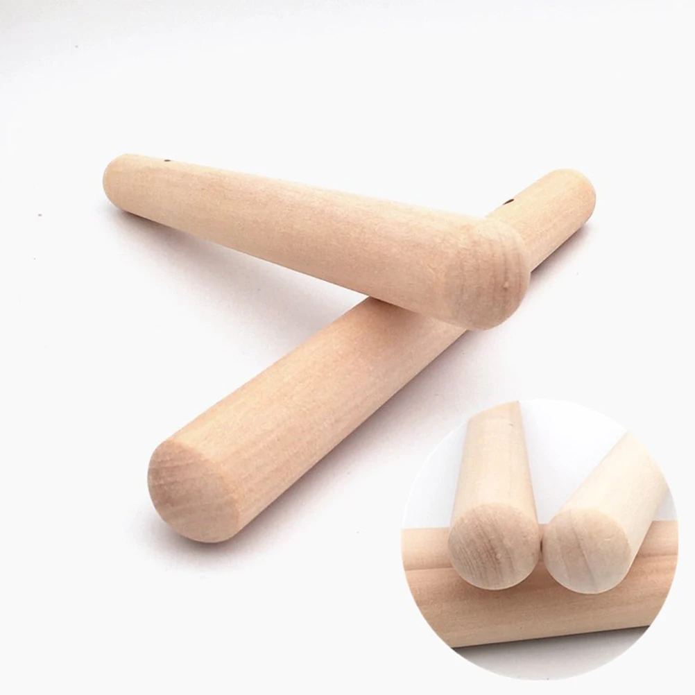 

1pc 150X21Mm Wooden Food Muddler Grinding Rod Wood Pestle Ergonomic Long Handle Canning Sauce Soup Paste Making Tool