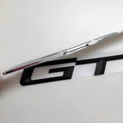 3D ABS GT Logo Letters Car Trunk Emblem Badge For BMW 5 3 Series 320d E36 320 C 400 650 530 F07 F34 G32 GT Sticker Accessories