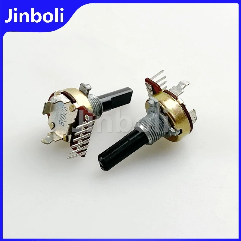 2PCS R161 Type Single Row 6Pins B100K Speaker Audio Car Amplifier High And Low Volume Double Potentiometer