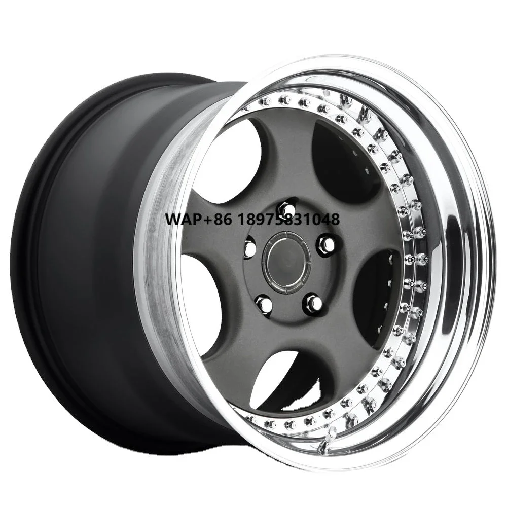 2-Piece Forged Aluminum Wheels Star Design Deep Dish Concave 40mm 35mm 100mm 98mm