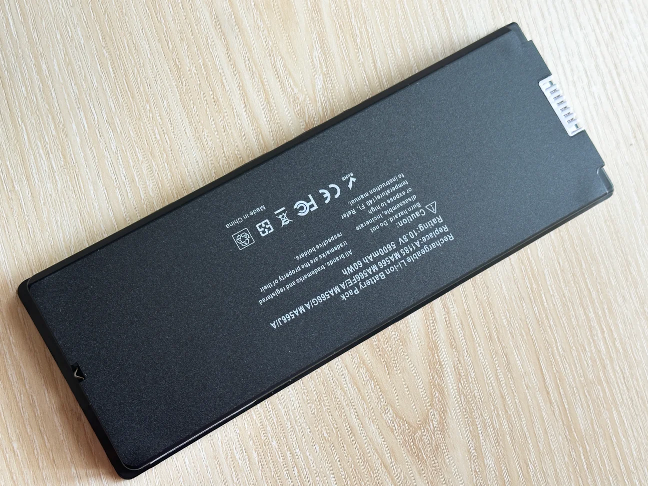 Black  A1185 Laptop Battery for Apple MacBook 13\