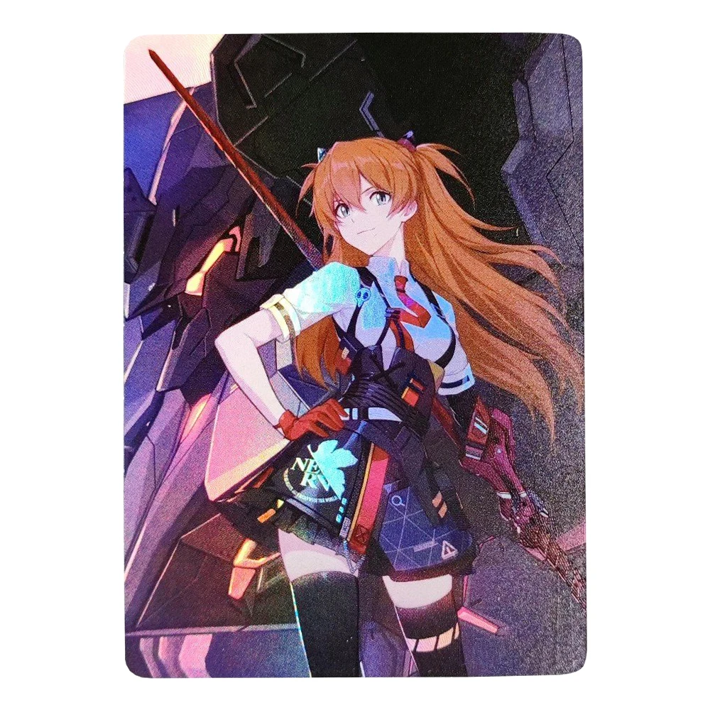 5 Models Anime Flash Card Single Card Asuka Conan Rachel Moore Slam Dunk Diy Gift Toys Anime Game Collection Cards