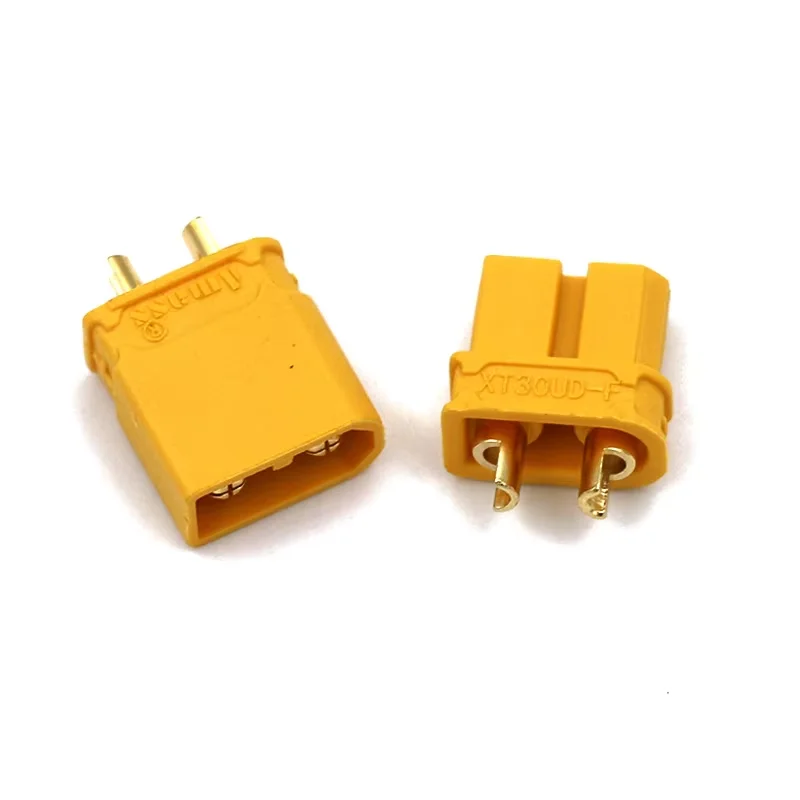 

2/5Pair Amass XT30UD Waterproof Plug 2mm 15A Copper Gold-plated Male Female Connector for RC FPV Racing Drone Lipo Battery