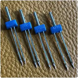 Twin Needles 2/3/4mm Double Upper Thread Embroidery Needles Crochet Hook for Household Multifunction Sewing Machine