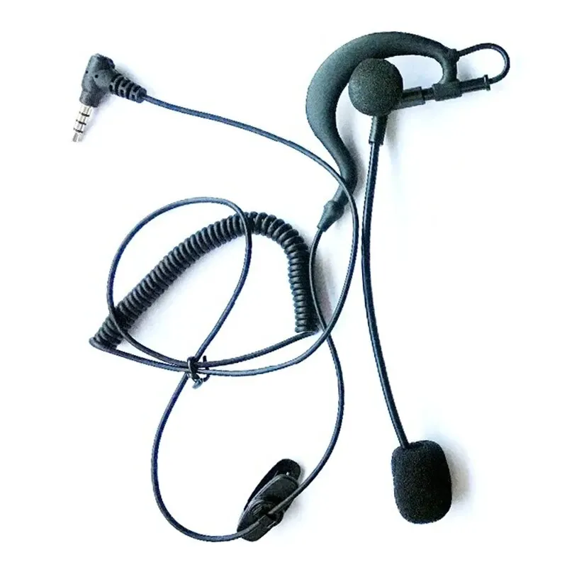 Muelle de micrófono/cable recto para EJEAS Vnetphone V6C XiNOWy V4C, 3,5mm