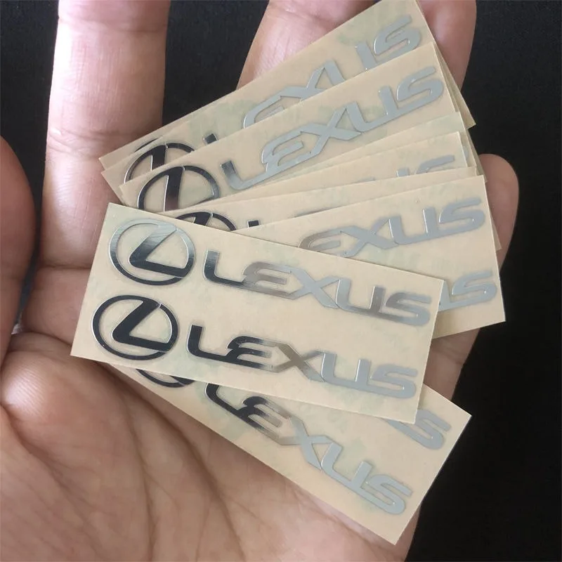 

Car metal creative stickers Waterproof Dirt-proof Stickers Auto Accessories For Lexus GS F Sport 350 Ct200h Uvx 250h Nx 300h Rx