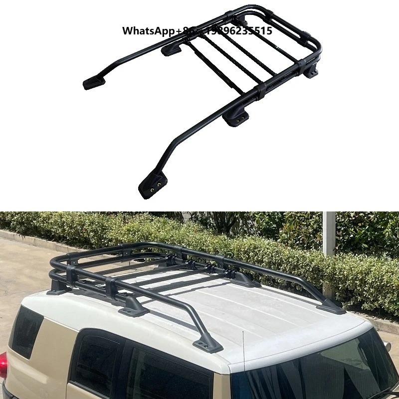 New Cruiser Full Aluminum Roof Rack 2007-2016, Lightweight Heavy Duty Roof Top Cargo Basket, Perfect Fit Design