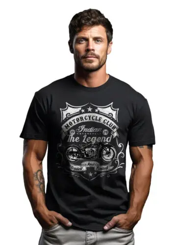 ShirtShack Chief Motorcycle Club t-shirt - Funny and Ride in Style! 100% cotton,