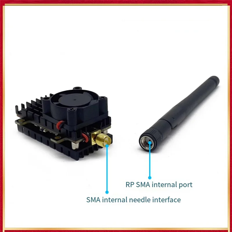 

M13klong Range 5.8Ghz 2W FPV VTX Wireless Video Transmitter 2000Mw 48CH For Fixed Wing Drones High-Performance VTX-2W, Long Rang