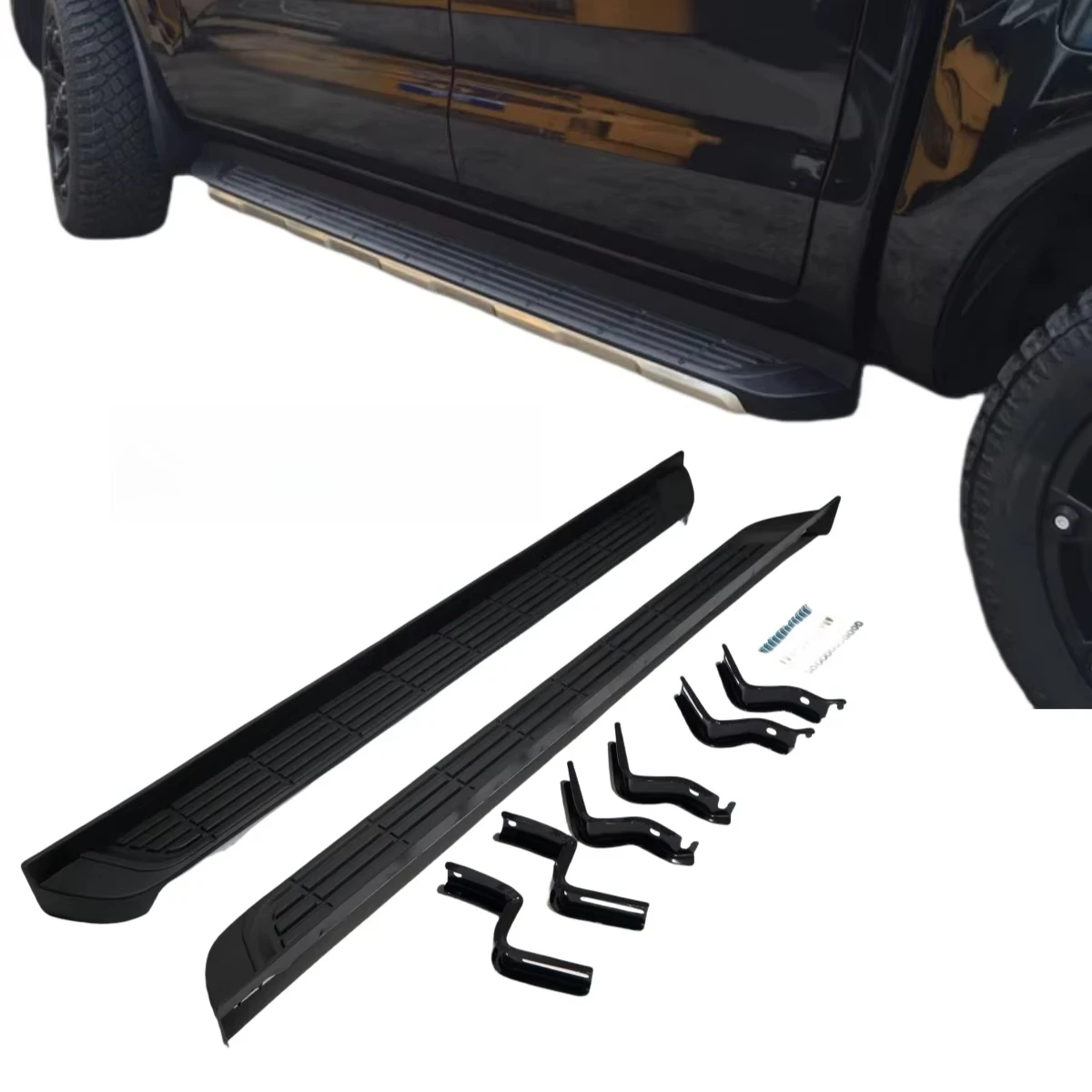 

Running Boards Drop Side Steps Bars Nerf Bars for Ranger T6 - 2012-2022 - Oem Style