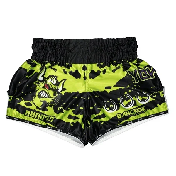 2026 Sommer Boxshorts Kleidung MMA Muay Thai Kickboxen Kampf Muaythai Herren Atmungsaktive Kampfsport Stoßabsorbierende Boxshorts – Detail 6