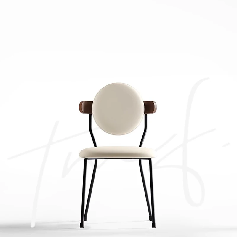 Modern Nordic Dining Chairs Office Metal Living Room Events Bar Dining Chairs Party Restaurant Waiting Sillas Lounge Furniture image 3