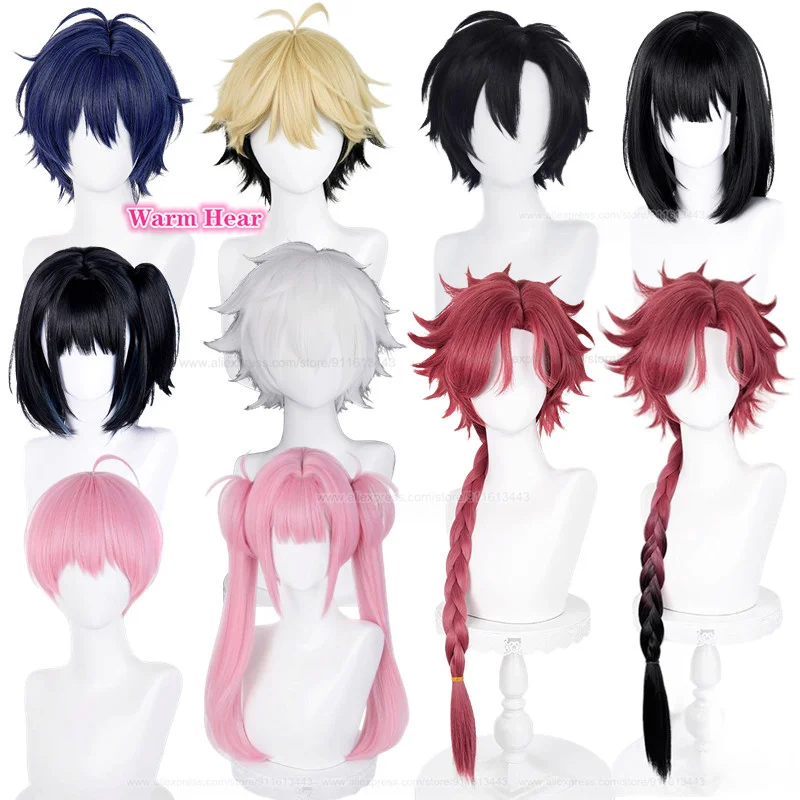 

Anime Cheng Xiaoshi Lu Guang Qiao Ling LI TIANCHEN LI TIANXI Vein Xavier Felix Wigs Resistant Synthetic Wigs Halloween + Wig Cap