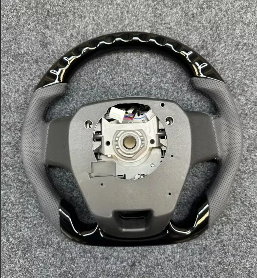 Private Order Car Steering Wheel Bright Black Steering Wheel for  LAND CRUISER LC200 2006-2024custom