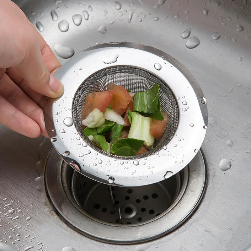 2pcs Kitchen Sink Strainer, Stainless Steel Sink Drain Strainer, Food Catcher image 5
