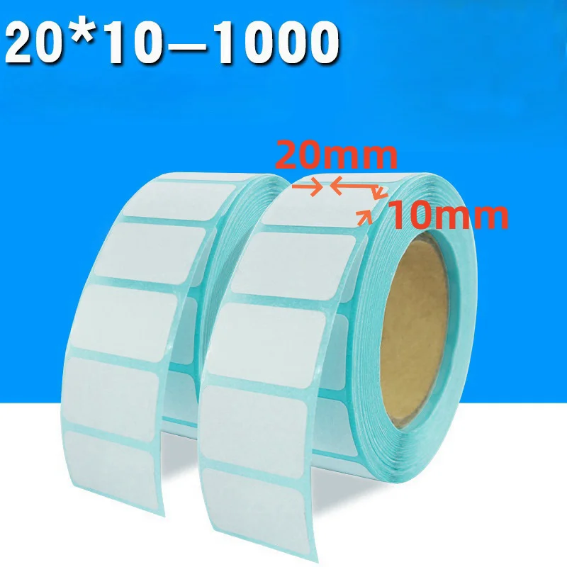 

1000pcs/Roll 20*10mm Adhesive Waterproof Thermal Label Sticker Paper Supermarket Price Blank Label Direct Print Paper/l[\pi