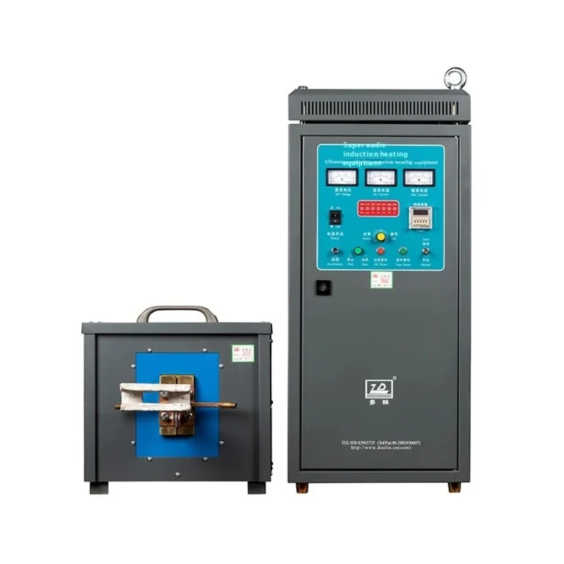 High Frequency Induction Heater with Chiller induction heater tool  Induction Heating System Heat Treating Equipment