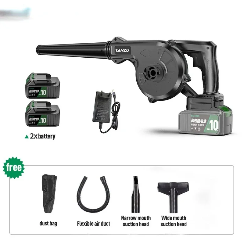 21V Garden Cordless Blower Vacuum Clean Air Blower For Blowing Dust Computer Collector Hand Operat Power Tool With Battery