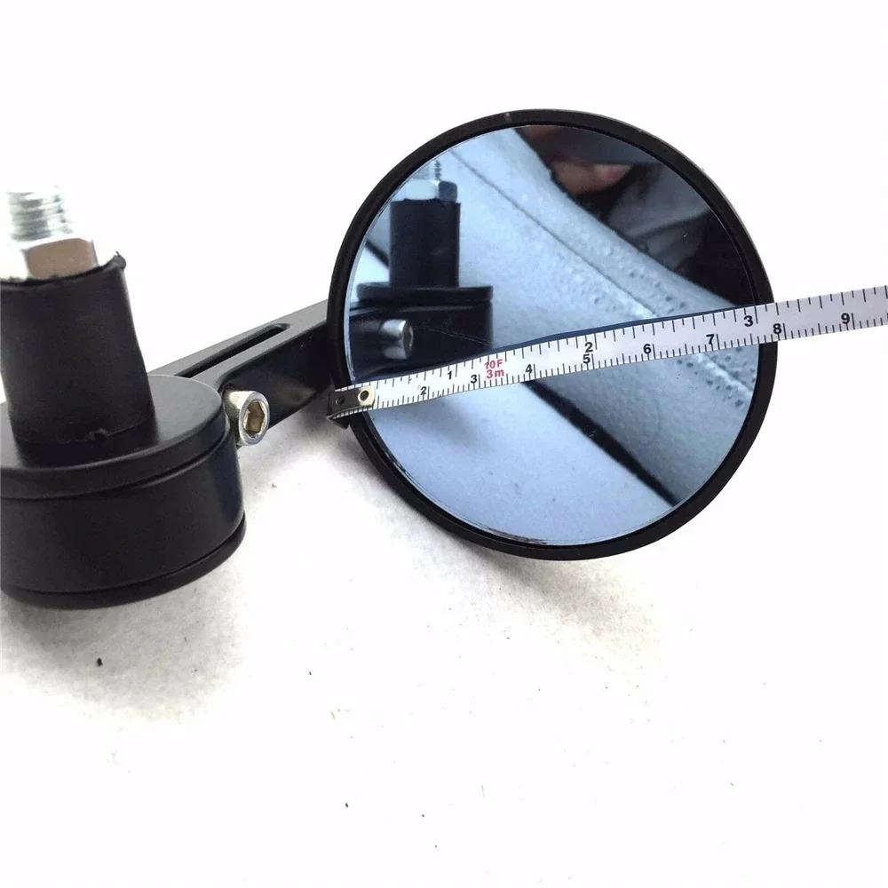 Motorcycle Parts Adjustable Round Street Bike Bar End Mirror 7/8