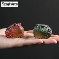 Creative Golden Toad Yixing Zisha Tea Pet Aesthetic Frog Tea Play Figurine Tea Ceremony Tea Statue Chinese Tea Items Decoration