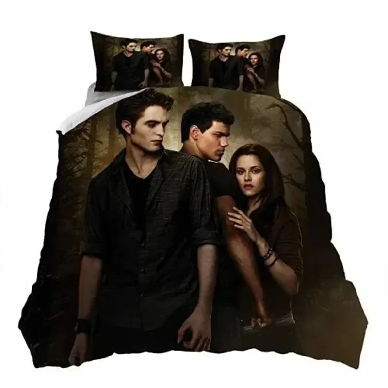 

Luxury New 3D Print Twilight Saga Bedding Set Single Twin Double Queen King Cal King Size Bed Linen Set