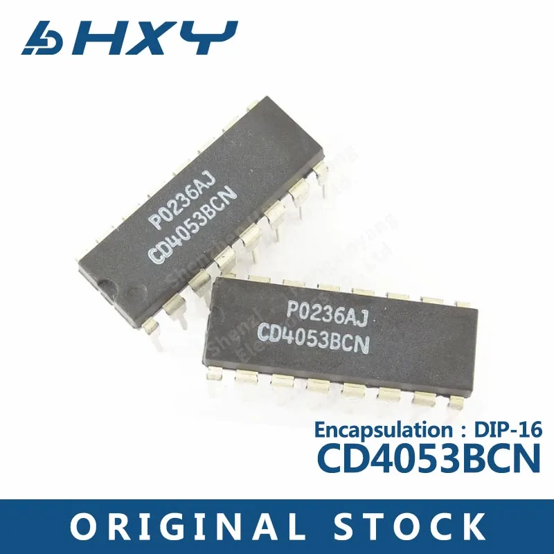 10PCS CD4053BCN directly inserted DIP-16 three sets of two analog switches