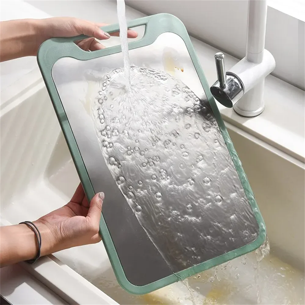 Stainless Steel Plastic Chopping Board Thickened Double Sided Cutting Board Home Multifunctional Panel Kitchen Accessories Tools