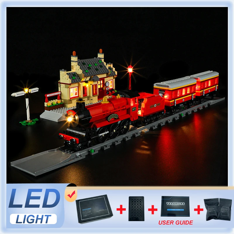 DIY LED Light Kit For LEGO 76423 Hogwarts Express & Hogsmeade Station   (Only LED Light,Without Blocks Model)