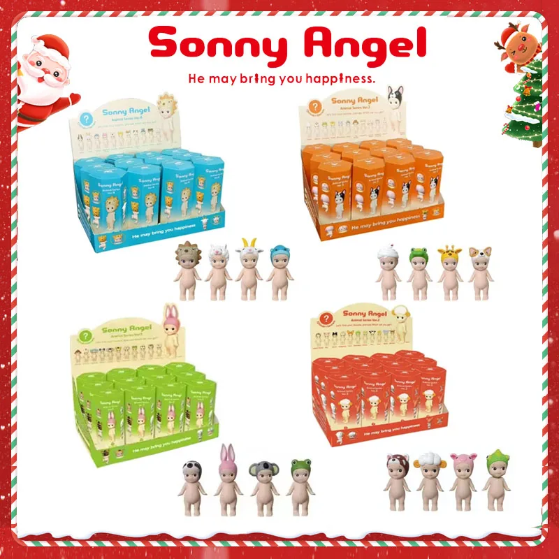 Sonny Angel Mystery Box Blind Box Standing Down Angel Series Anime Figures Toys Cute Cartoon Surprise Box Guess Christmas Gift