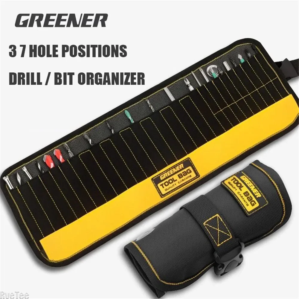 

Sturdy and Durable Multifunctional Roll Bag Roll Batch Bit Drill Bit Storage Bag Portable Thickened Wear-resistant