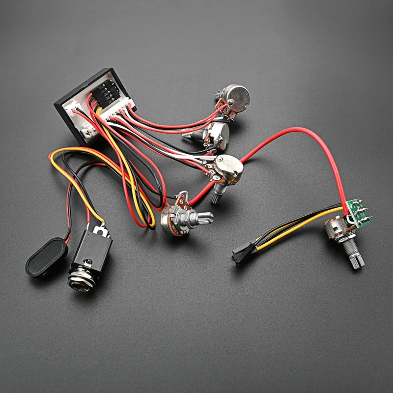 Prewire Bass Preamp Circuit Pickup Active Passive Equalizers for Active Bass Pickup Guitar Wiring Harness Bass Pickup