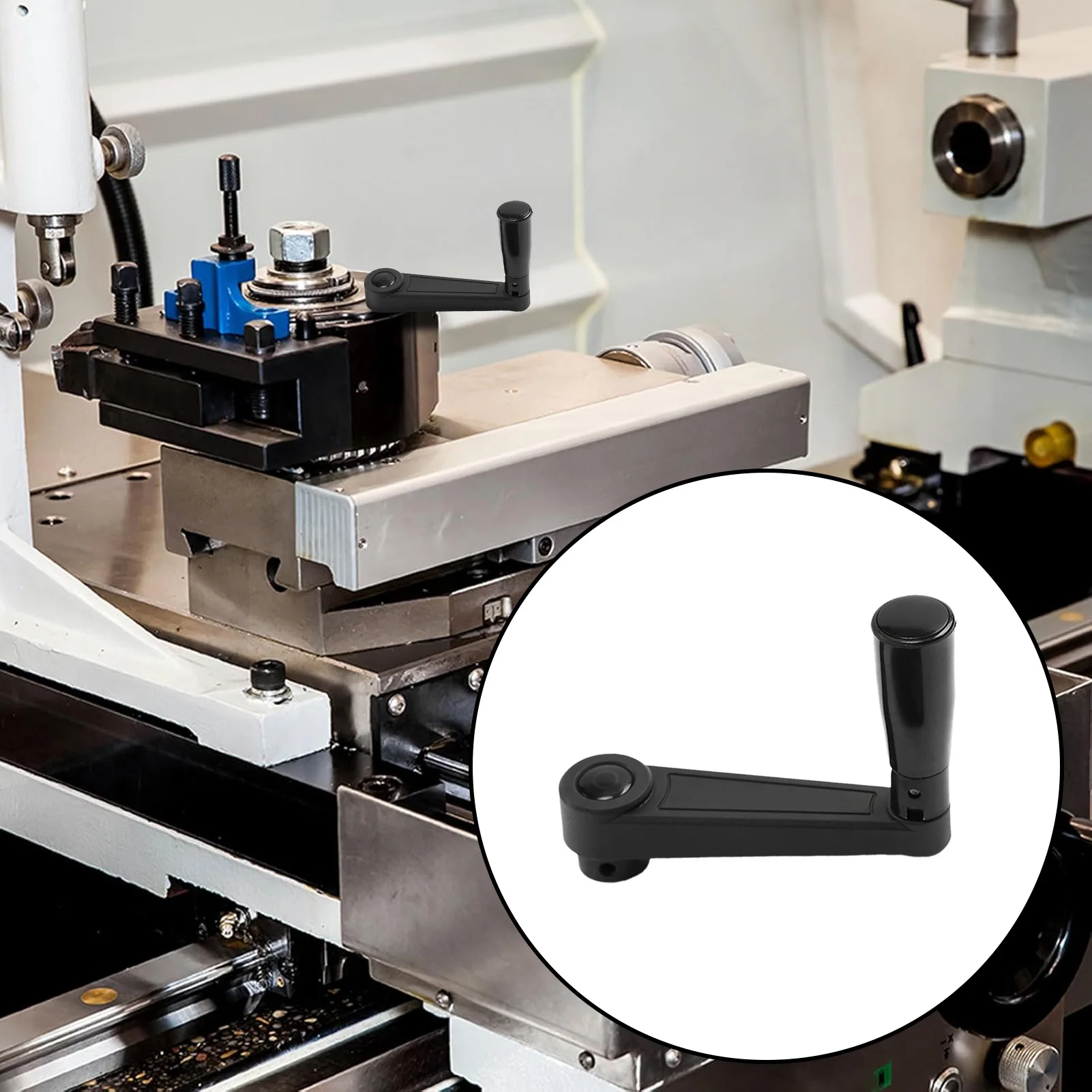 

Ручка-кривошип для токарного станка, вращающееся маховое колесо, регулируемая ручка-кривошип для станка, для рукоделия и деревообработки