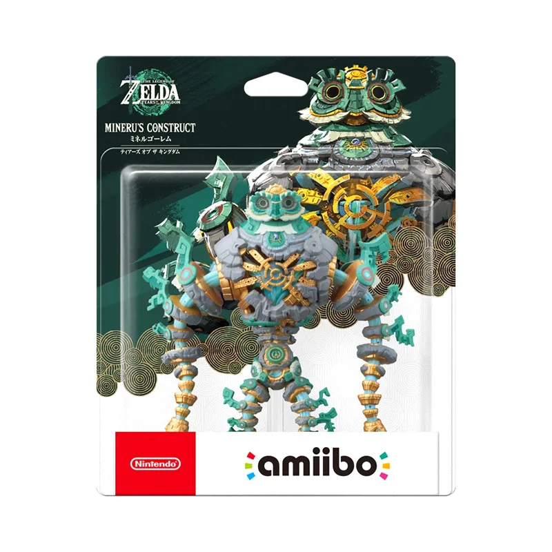 Amiibo Mineru's Construct The Legend of Zelda Tears of the Kingdom NFC Figure for Switch Collectible Toy with Original Box Game