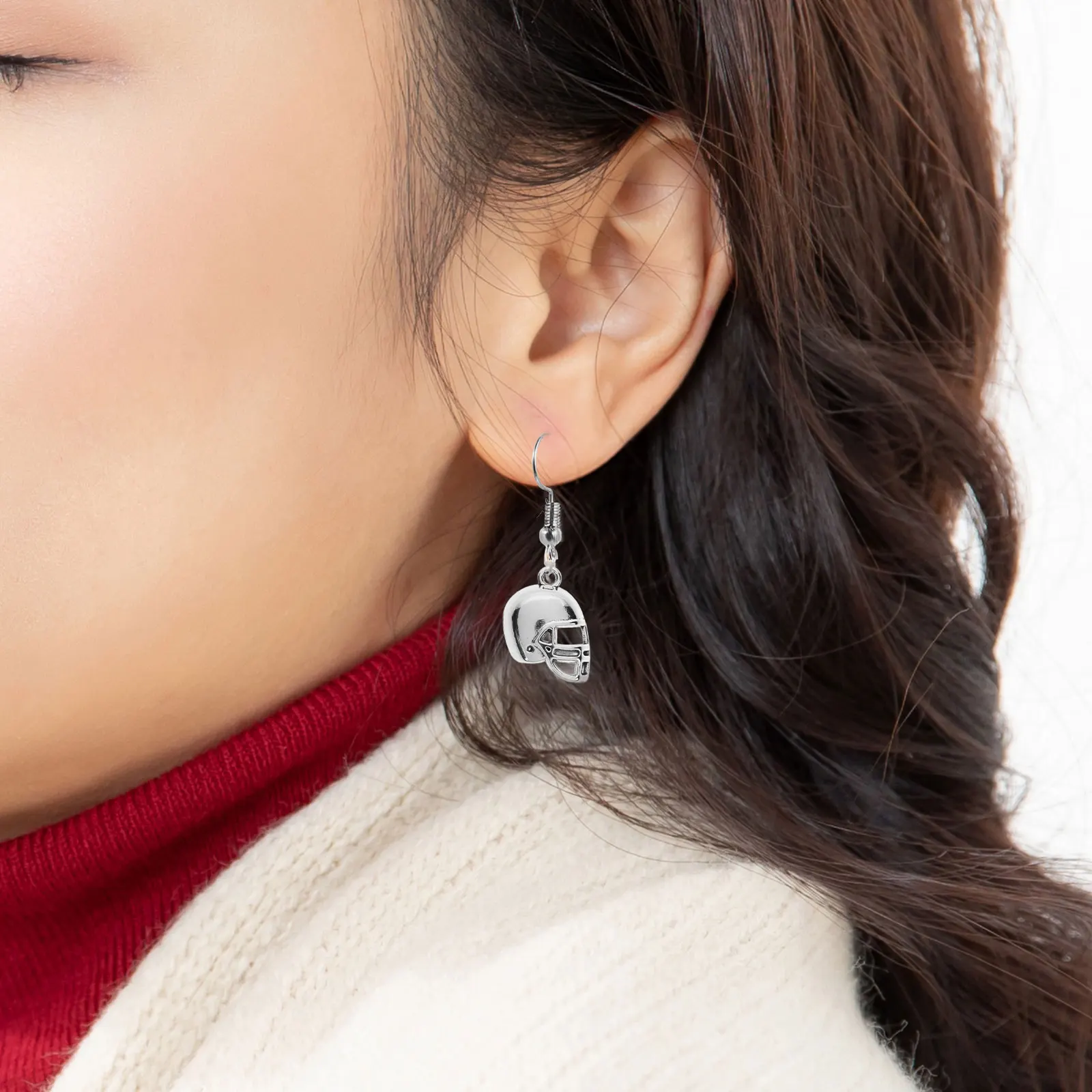 

50pcs Football Charms For Craft Diy Jewelry Making Pendant Zinc Alloy Shiny Oil Drop Decorative Accessories