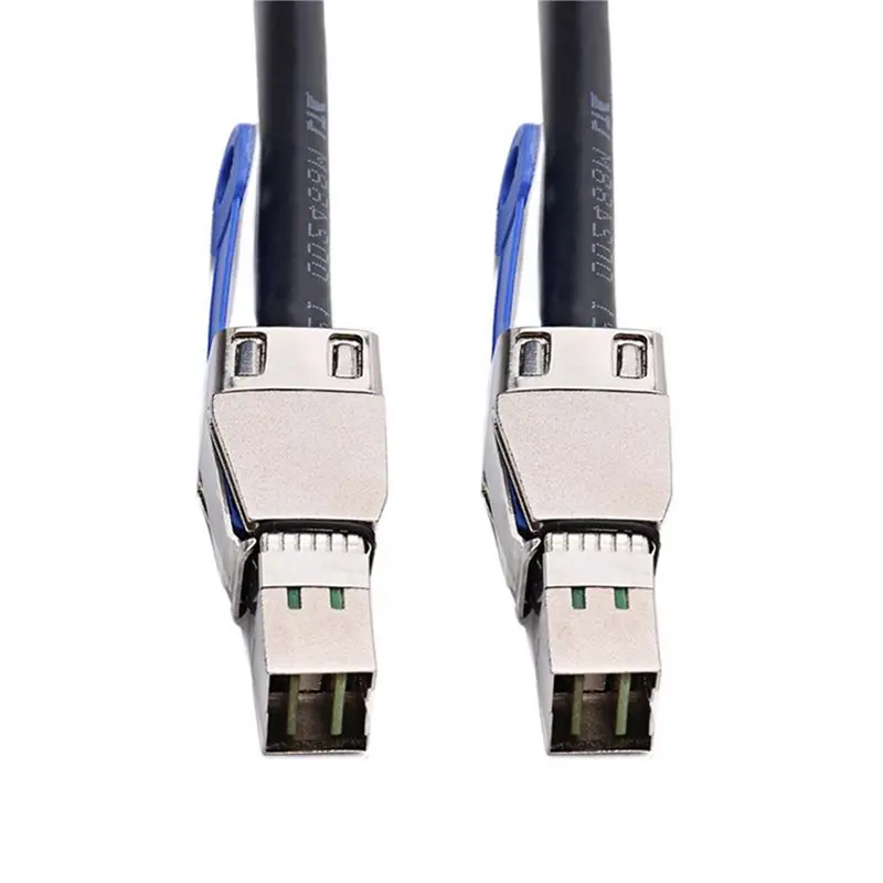 QWE-4X Mini SAS Digh Density Transfer Cable Mini SAS SFF-8644 To SFF-8644 Server External Hard Disk Data Cable