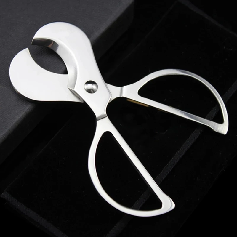 Cigar Supplies Classic Stainless Steel Cigar Scissors Round Cutter Head Guillotine Knife Smoking Accessories For Cohiba Cigar