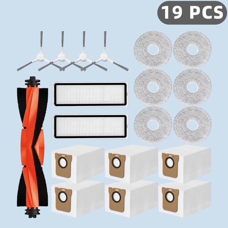 SANQ For Xiaomi Robot Vacuum X20+ / X20 Plus Replacement Accessories Main Side Brush Hepa Filter Mop Cloth Dust Bag