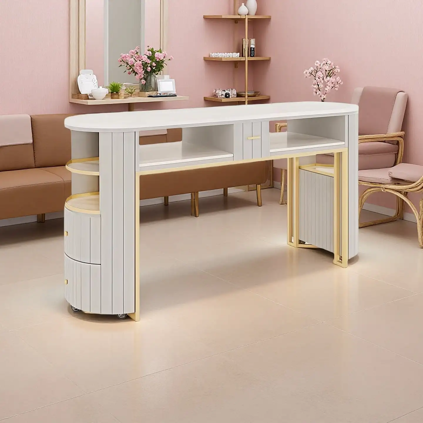 

Комбинированный стол и стул для маникюрного салона Netflix Hoover Beauty Shop Single Double Mesa Para Manicuristas Коммерческая мебель