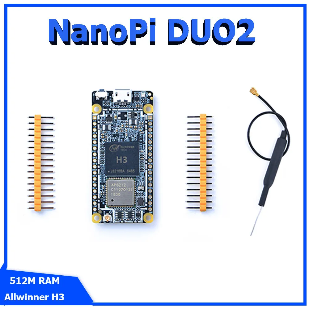 NanoPi DUO2 512M Allwinner H3 Cortex-A7 WiFi Bluetooth module UbuntuCore light-weight IoT applications