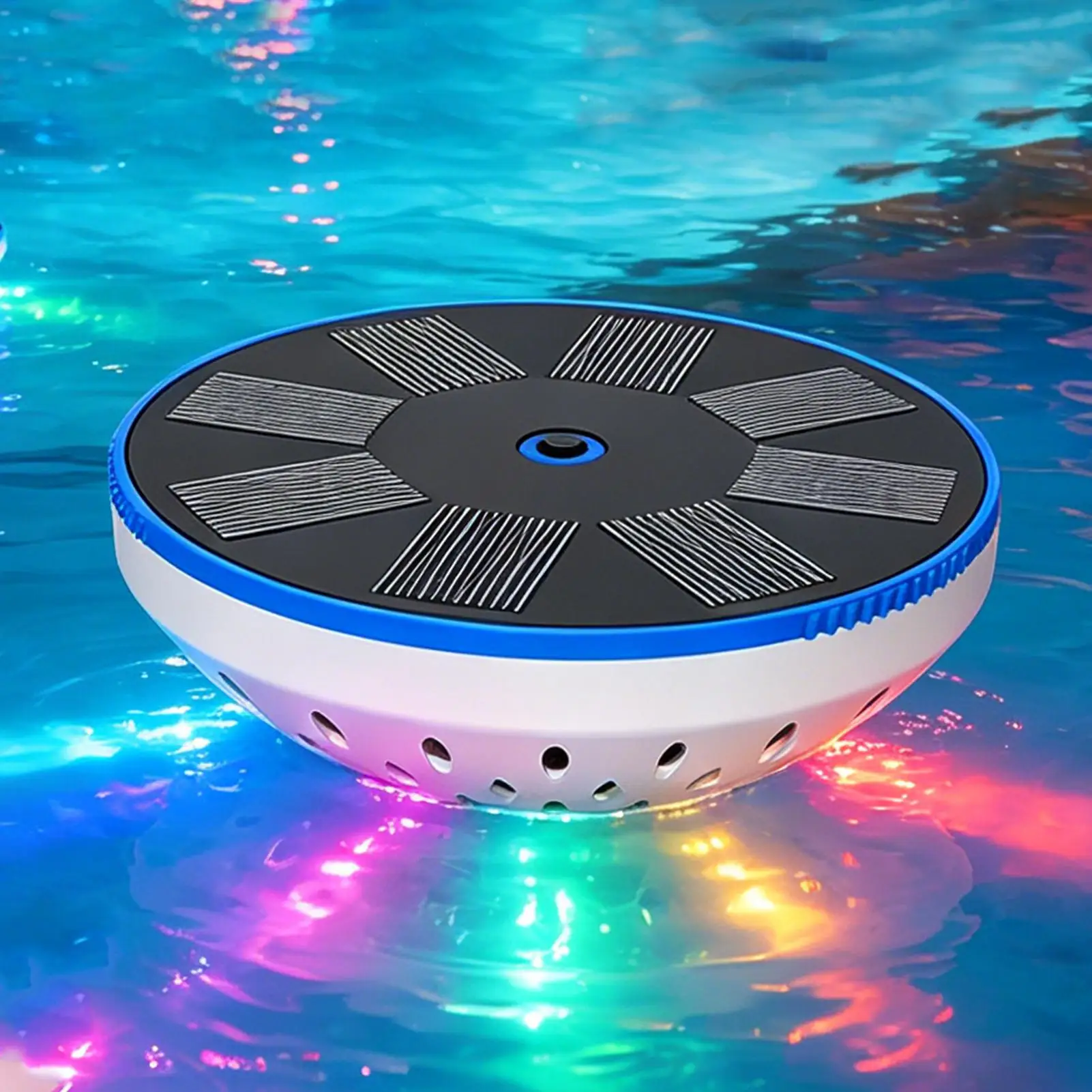 

Solar Pool Lights 10 Modes Waterproof LED Lighting Decor Swimming Pool Lights With Remote Control For Bathtub Spa Outdoor Garden